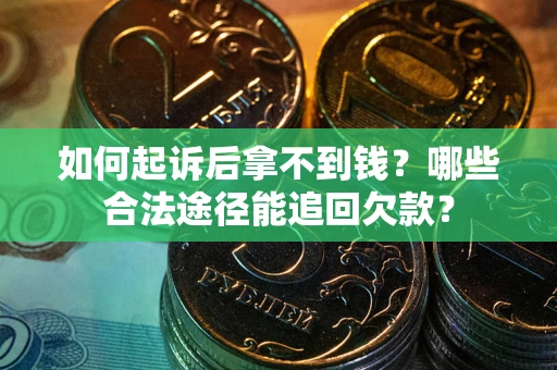 武汉如何起诉后拿不到钱？哪些合法途径能追回欠款？