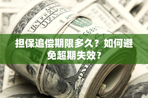 武汉担保追偿期限多久？如何避免超期失效？