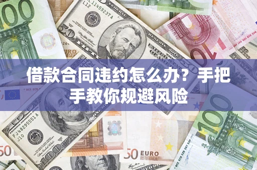 武汉借款合同违约怎么办？手把手教你规避风险