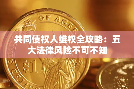 武汉共同债权人维权全攻略：五大法律风险不可不知