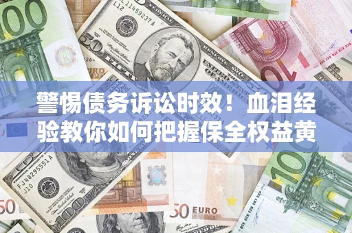 武汉警惕债务诉讼时效！血泪经验教你如何把握保全权益黄金期
