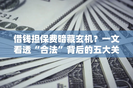 武汉借钱担保费暗藏玄机？一文看透“合法”背后的五大关键陷阱