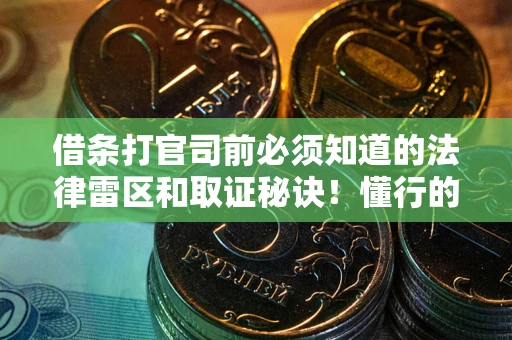 武汉借条打官司前必须知道的法律雷区和取证秘诀！懂行的人已经留好这些证据