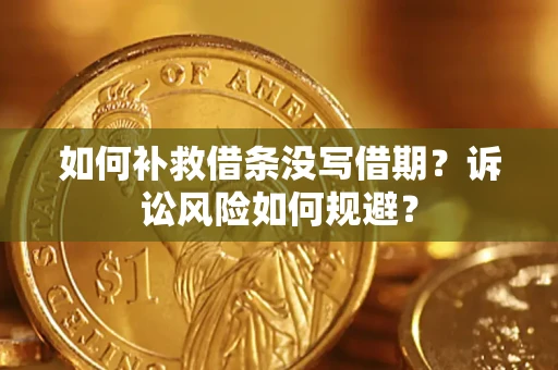 武汉如何补救借条没写借期？诉讼风险如何规避？
