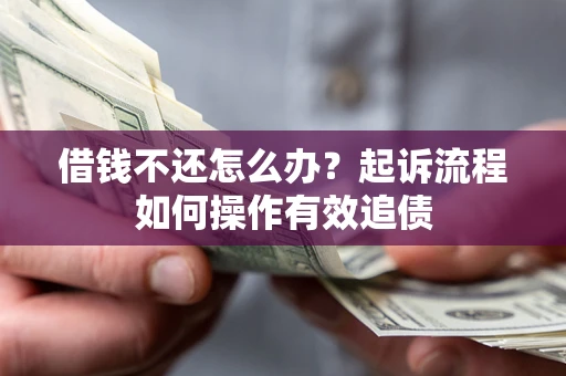 武汉借钱不还怎么办？起诉流程如何操作有效追债