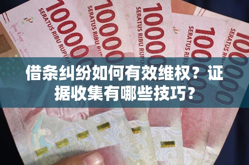 武汉借条纠纷如何有效维权？证据收集有哪些技巧？