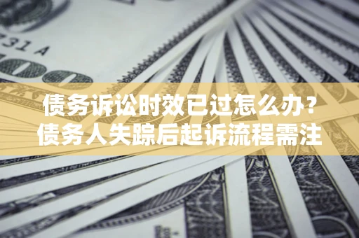 武汉债务诉讼时效已过怎么办？债务人失踪后起诉流程需注意什么？