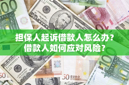 武汉担保人起诉借款人怎么办？借款人如何应对风险？