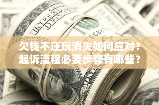 武汉欠钱不还玩消失如何应对？起诉流程必要步骤有哪些？